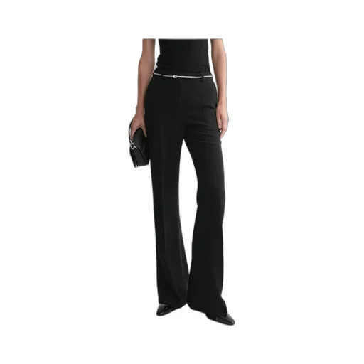 TotÊMe Pressed Creased Flared Leg Trousers