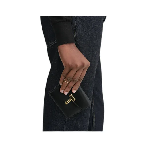 T-Lock Leather Card Holder