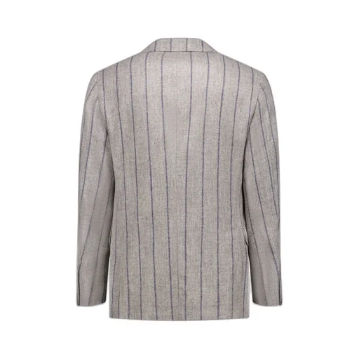 Brunello Cucinelli Striped Single-Breasted Blazer