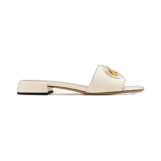 Valentino Vlogo Plaque Square Open Toe Sandals