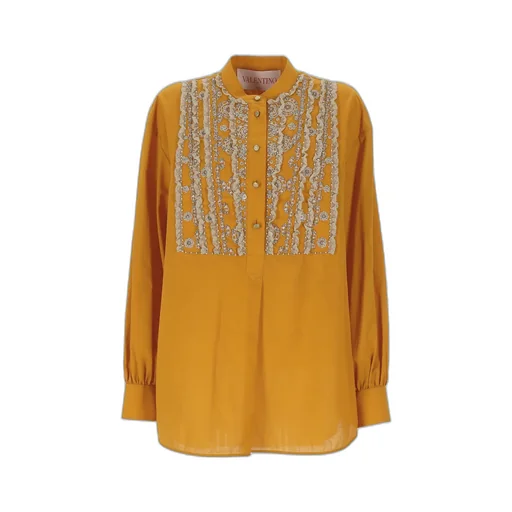 Valentino Embellished Button Detailed Shirt