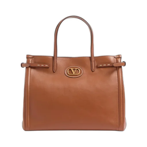 Valentino Antibes Vlogo Plaque Medium Tote Bag