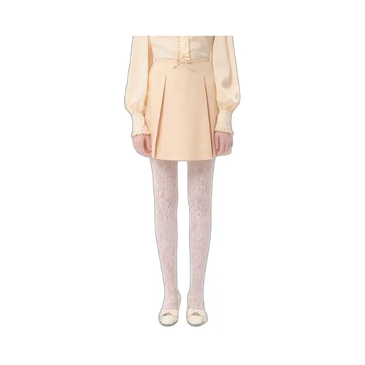 Valentino Bow Detailed Pleated Skort