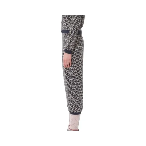 Valentino Zig-Zag Pattern Drawstring Pants