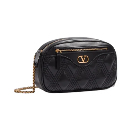 Valentino Quiltie 67 Zip-Up Medium Shoulder Bag