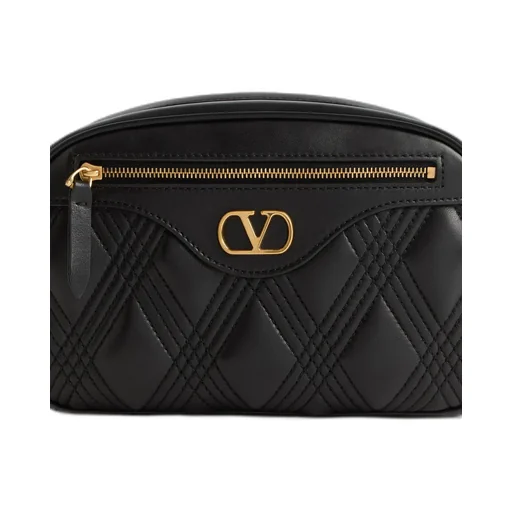 Valentino Quiltie 67 Zip-Up Medium Shoulder Bag