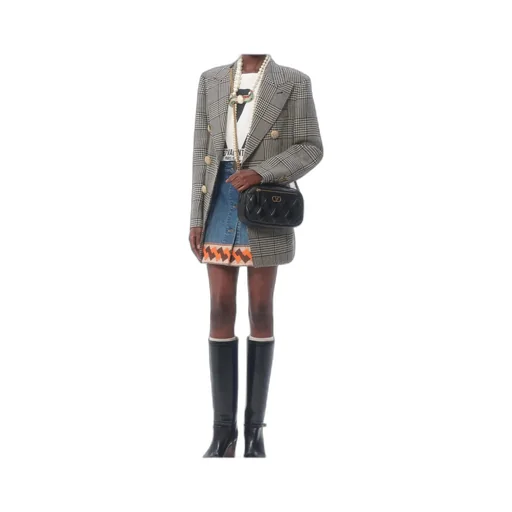 Valentino Quiltie 67 Zip-Up Medium Shoulder Bag