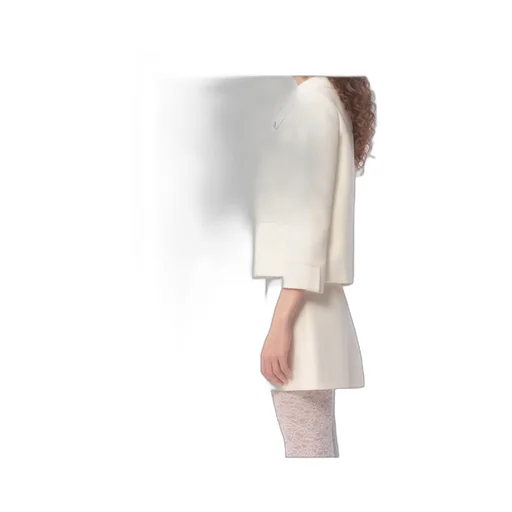 Valentino Bead Embellished Straight Hem Jacket