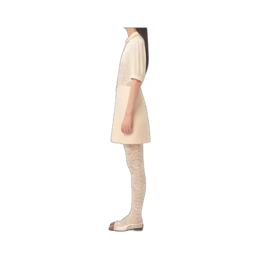 Valentino Ruffle Detailed Half-Sleeved Mini Dress