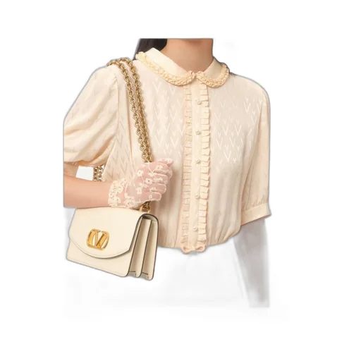 Valentino Ruffle Detailed Half-Sleeved Mini Dress