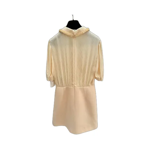 Valentino Ruffle Detailed Half-Sleeved Mini Dress