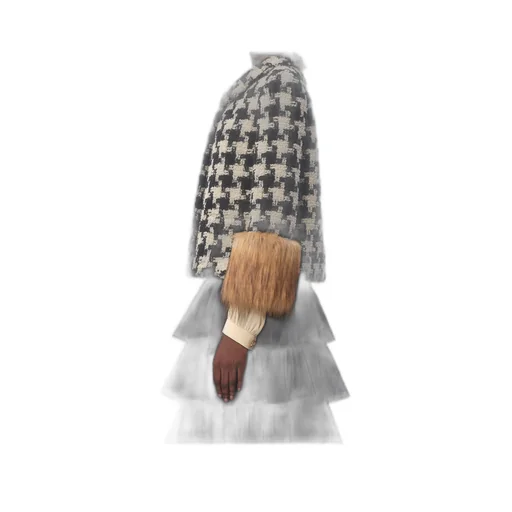 Valentino Straight Hem Tweed Jacket