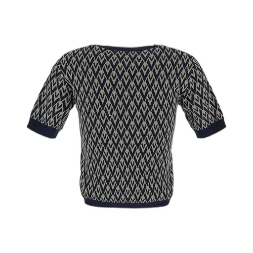 Valentino Toute La V Jacquard Crewneck Jumper
