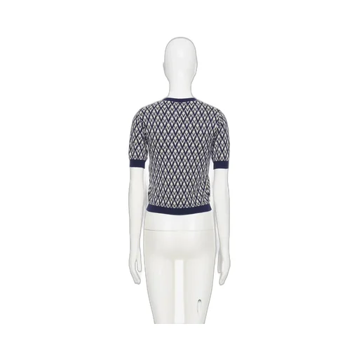 Valentino Toute La V Jacquard Crewneck Jumper