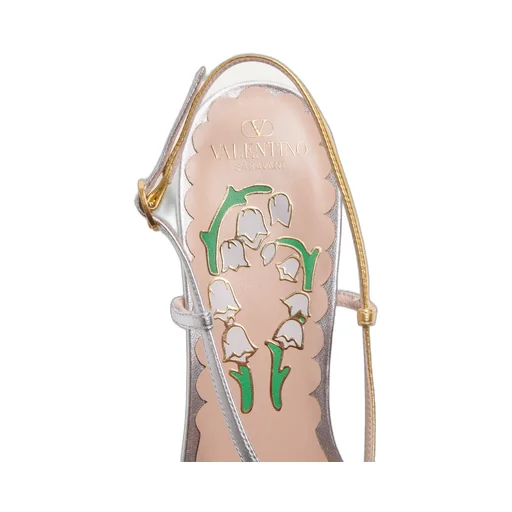 Valentino Bowow Crossover Strap Slingback Pumps
