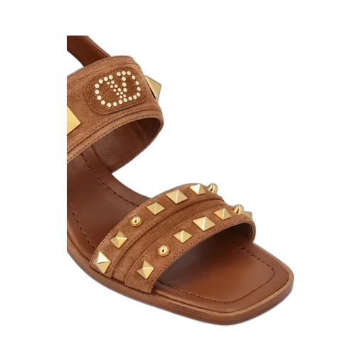 Valentino Garavani Rockstud Square Open Toe Sandals
