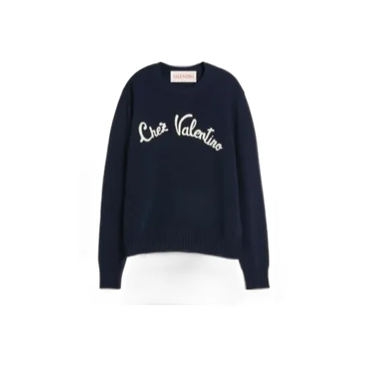 Valentino Chez Valentino Embroidered Crewneck Jumper