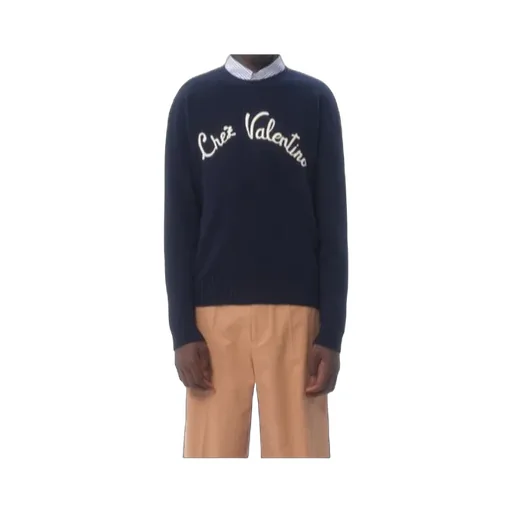 Valentino Chez Valentino Embroidered Crewneck Jumper
