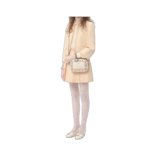 Valentino Braid Detailed Crewneck Jacket