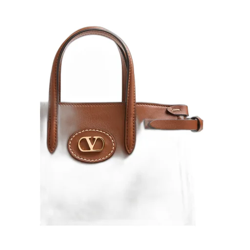 Valentino Antibes Vlogo Plaque Small Top Handle Bag