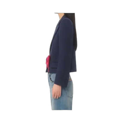 Valentino Single-Breasted Bow Detailed Jacket