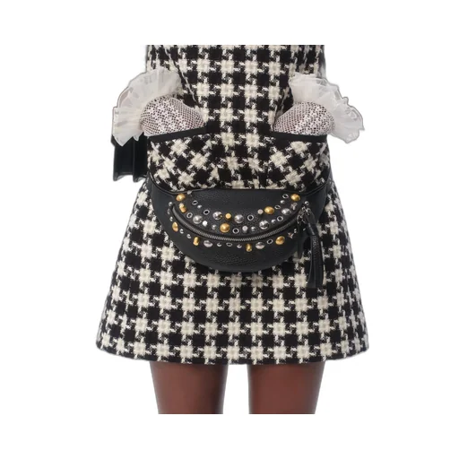 Valentino Geometric Patterned Short-Sleeved Dress