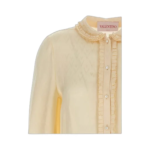 Valentino Bow Detailed Button-Up Shirt