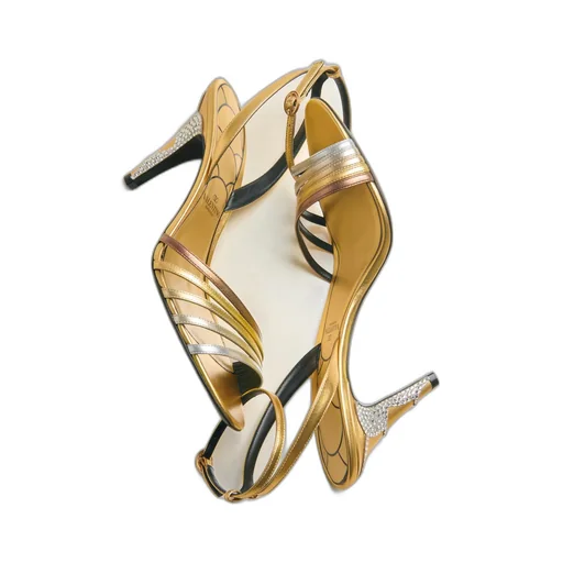 Valentino Ladycrush Embellished Ankle-Strap Sandals