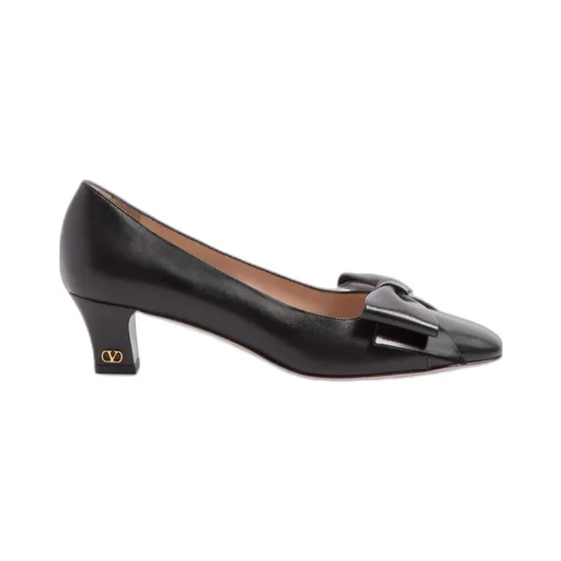 Valentino Bowow Logo Plaque Pumps