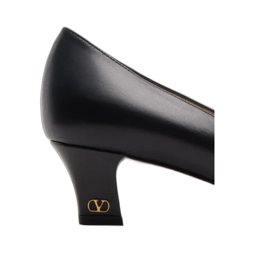 Valentino Bowow Logo Plaque Pumps