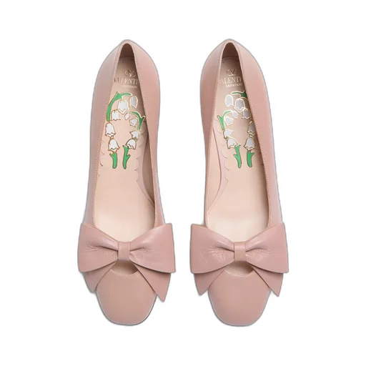 Valentino Bowow Round Toe Pumps