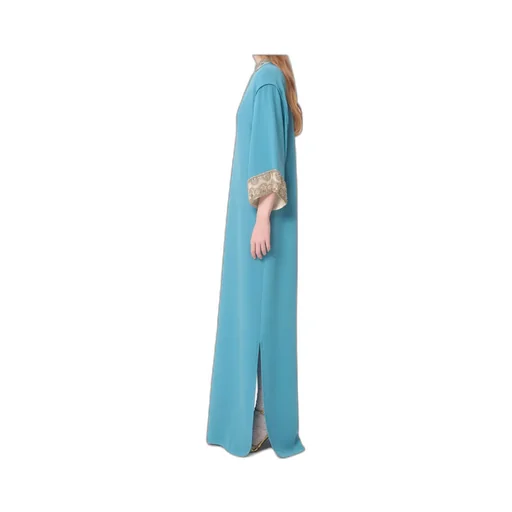 Valentino Embellished Side Slit Belted Dress
