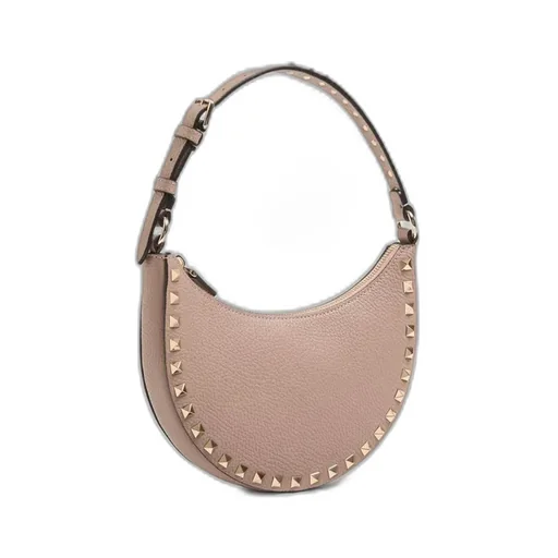 Valentino Garavani Rockstud Zip-Up Mini Hobo Bag