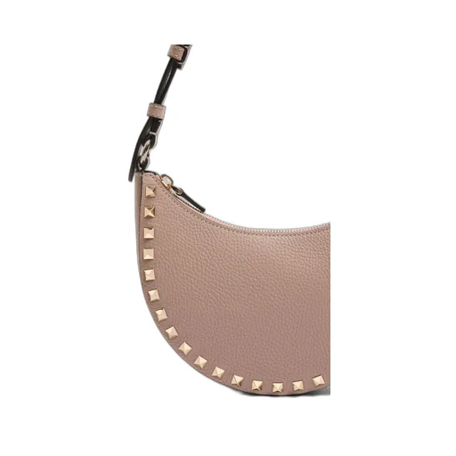 Valentino Garavani Rockstud Zip-Up Mini Hobo Bag