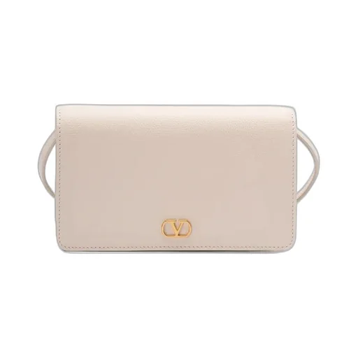 Valentino Vlogo Plaque Foldover Top Mini Shoulder Bag
