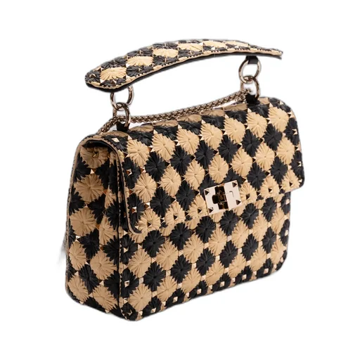Valentino Garavani Rockstud Foldover Top Shoulder Bag