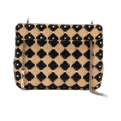 Valentino Garavani Rockstud Foldover Top Shoulder Bag