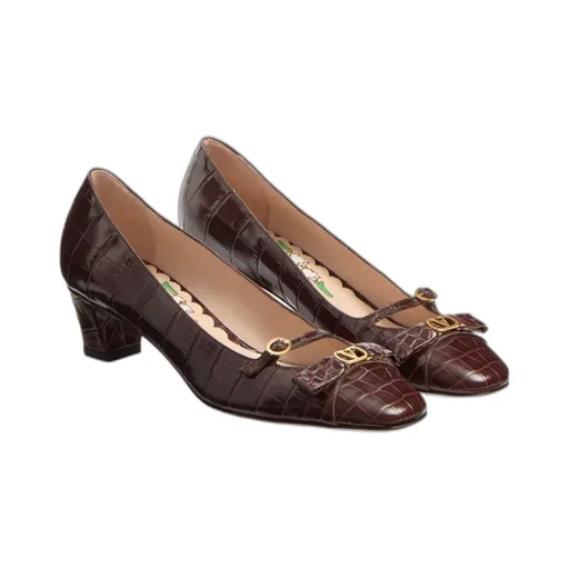 Valentino Bowow DÉColleté Square Toe Pumps