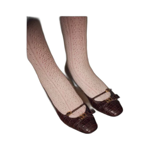 Valentino Bowow DÉColleté Square Toe Pumps