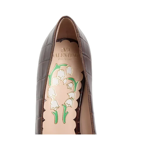 Valentino Bowow DÉColleté Square Toe Pumps