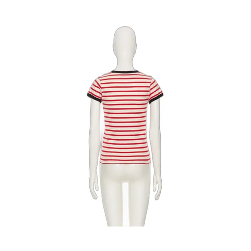 Valentino Striped Crewneck T-Shirt