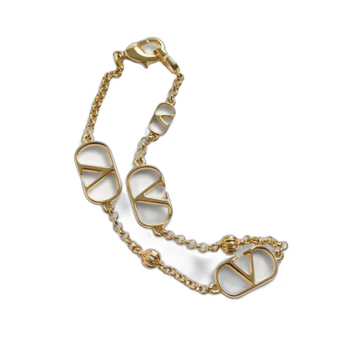 Valentino Vlogo Signature Chained Bracelet