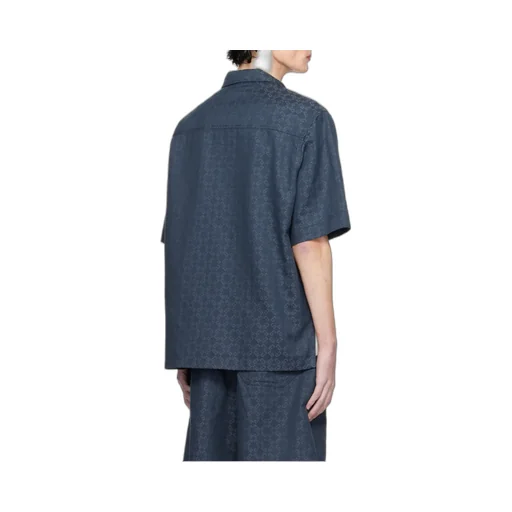 Givenchy Monogram Jacquard Short-Sleeved Shirt