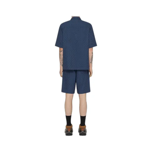 Givenchy Monogram Jacquard Short-Sleeved Shirt