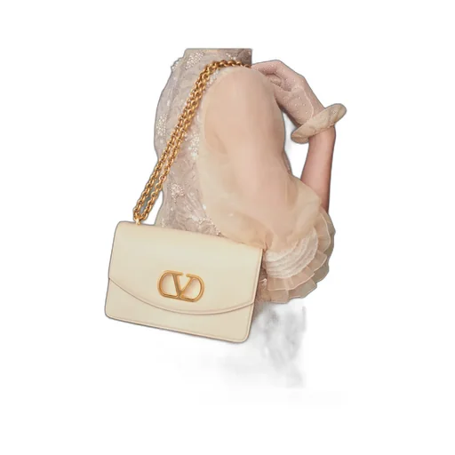 Valentino Vain Foldover Top Shoulder Bag