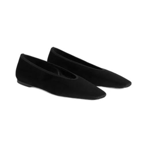 TotÊMe Minimalist Pointed-Toe Ballerina Flats