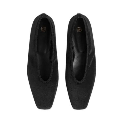 TotÊMe Minimalist Pointed-Toe Ballerina Flats