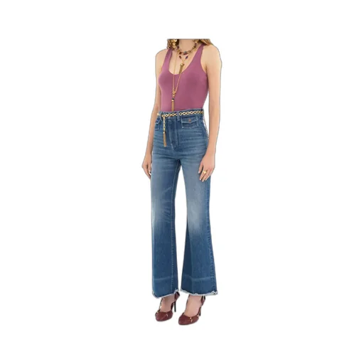 Chloé High Waisted Flared-Leg Jeans