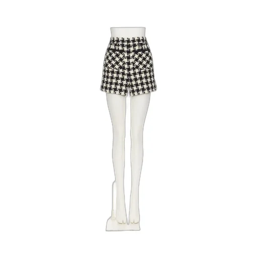Valentino Damier Light High Waist Shorts