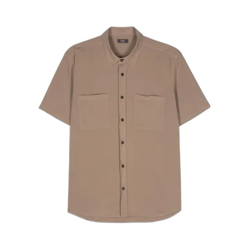Cotton-Blend Shortsleeved Shirt